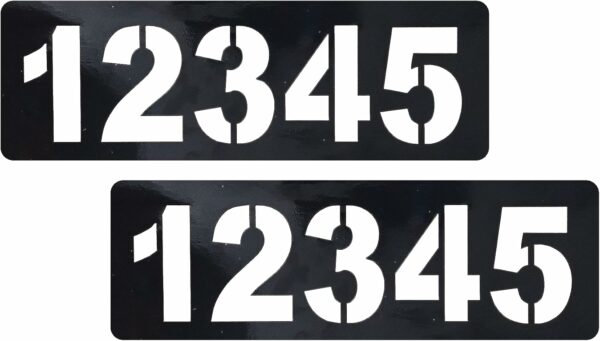 Curbzee ® Address Number Stencil (2 Pack) - Image 3