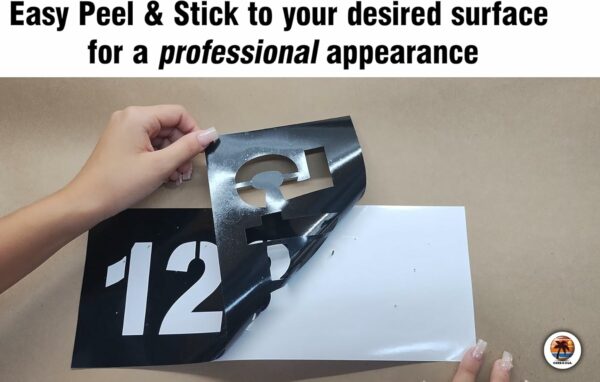 Curbzee ® Address Number Stencil (2 Pack) - Image 4
