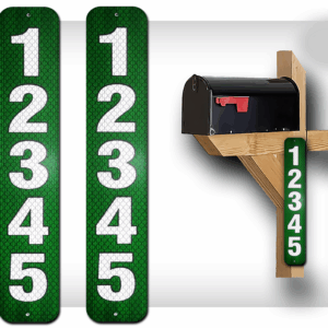 911 Vertical Mailbox Sign (2-Pack)